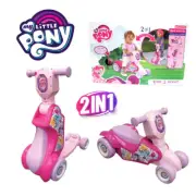 MY LITTLE PONY TODDLER KID SCOOTER PUSH KICK WALKER SWING CAR RIDE ON SCOOT TOY