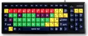 KEYBOARD MULTI COL KEYS LOWER CASE - KYB-MON2MIX-LCUH
