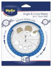 Helix Angle And Circle Maker With Integrated Circle Templates, 360 Deg