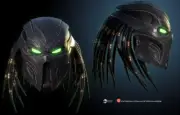 Predator Spawn Helmet 3D Printed PLA Magnets Included