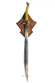 LORD OF THE RINGS - ORCRIST, SWORD OF THORIN OAKENSHIELD (with FREE wall plaque)