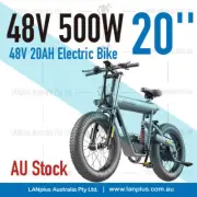 Coswheel FTN T20 500W Electric Bike 4" Fat Tyre Vintage Design 48V 20AH >super73