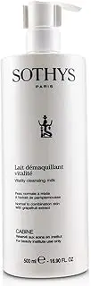 Sothys Vitality Cleansing Milk - For Normal to Combination Skin, With Grapefruit Extract (Salon Size) 500ml
