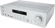 [Aiwa] AMU-120BT/SL Amplifier Bluetooth 5.0 AV Receiver 120W USB SD Card Reader Silver