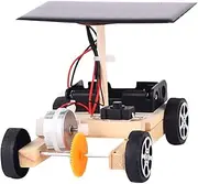 Abaodam 1Pc DIY Car Building Kit Creative Engineering Stem for Colorful Manual Assembly Solar Powered Vehicle Educational Present for Young