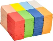 BCOATH 1 Set 80PCS Funny Domino Building Blocks Standard Game for Enhance Hand Eye Coordination Color Recognition Safe Plaything for Creative Play XL