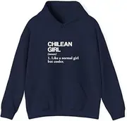 [X.Style] Chilean Girl Definition Chile Flag Country Language ds009 Hoodie Navy S