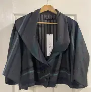Nicola Waite Womens Wool Blend Crop Collar Jacket Size 4 NEW WITH TAGS