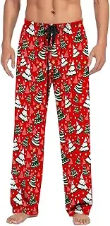 [Generic] Tech Pants Men Casual Pants Pajama Pants With Drawstring And Pockets E Motion Pants for Men