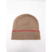 Bottega Veneta Overlock Wool Cashmere Beanie Hat / Cap in Camel BNWT M