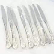 Oneida Dighton Rose Dinner Knives 9" Lot of 8 NEW! SEALED