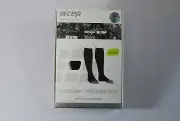 CEP Sportswear Recovery+ Pro Compression Knee Socks Womens Size III Medium Black