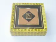 Vintage ! Yellow Pages Plastic Coasters with Cork Surface & Holder (#41)