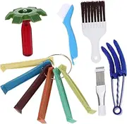 DRESSOOS 1 Set Air Conditioner Coil Fin Comb Radiator Fin Cleaner Tools for Efficient Evaporator Condenser Maintenance Durable Brushes Combs for Home Use