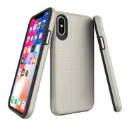 For iPhone XS & X Case, Armor Gold Slim Shockproof Protective Phone Cover