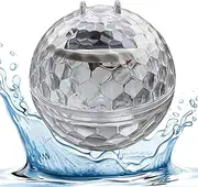 Solar Floating Pool Light | With 7 Color Changing Modes for Ground Pool - Waterproof Rechargeable LED Pool Light for Pool, Pond, Spa, Hot Tub, Pool, Etan