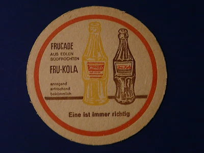 BEER Bar COASTER ~ Old Wiilfeler Jagerbrau Hannover beermat breweriana; Frucade