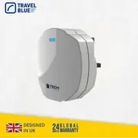 在飛比找momo購物網優惠-【Travel Blue 藍旅】英國USB轉接頭 雙孔 TB