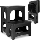 Folding 2-Step Stool, Non-Slip Fold Stools Adults or Kids, Capacity of 300 Lbs