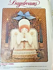 Treetop Angel Embroidery Applique Kit Dick Martin 1984 Daydreams Sealed 9x12.5