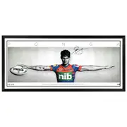 Kalyn Ponga Large Signed Wings Print Framed