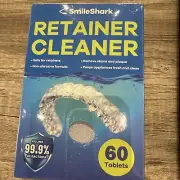 Retainer Cleaner, Denture Cleaning Tablets (60 Tablets), Deep Cleaning, Powerful