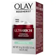 Olay Regenerist Ultra Riche Fragrance-Free Face Moisturizer 0.5 OZ