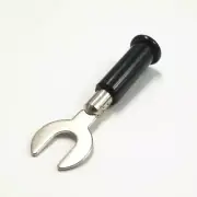 Sato Parts # TJ-1097-B, BLACK Large Spade Connector, Solder Type 16AWG Max
