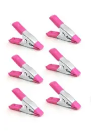 Crafters Toolkit Lot Pack of 6 Craft Clamps 2" Clips