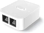 Peakloong 1 PCS 2 Port RJ45 LAN CAT6 Switch Selector Out /1 in 2 Out 2 in 1 OutRJ45 Network Splitter