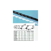 CABAC SBK3NT 3Mm Spiral Cable Wrap 10Mt Natural / Clear 10M Length 3MM SPIRAL CABLE WRAP 10MT