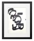 CORBELLIC EXPRESSIONISM 14X11 LATIN INTERIOR ABSTRACT GALLERY PAPER ART DECOR