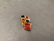 Dominican Republic 1988 Summer Olympic Games Coca-Cola Hodori Tiger Flag Pin-NEW