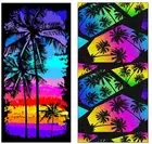 [2PCE] Vivid Beach Towels, Fashionable and Functional Wrap the Beach, Ideal P