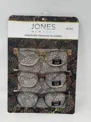 Jones New York Signature 3 Pair +3.00 Reading Glasses Readers for Women's NEW