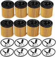 8PCS for K3 1.6L for 1.5L Oil Filter Assy with Seals 26350-2M000 263502M000 26350 2M000