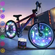 Conjunto De 2 Luces LED Para Ruedas De Bicicleta Luces De Rayos De Bicicletas