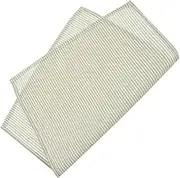 CRILSTYLEO Decorative Cotton Table Mats Insulated Non Slip Napkins for Dining Room Nordic Striped Design for Family Meals Easy to Clean Versatile Use