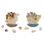 Kaper Kidz Wooden Squirrel & Fish Balancing Game Children's Toy Set Combo 3y+