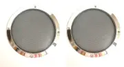 8" Speaker Covers Grill For Car Audio DJ PA Speaker Chrome ABS Frame Metal Mesh