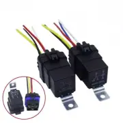 12V 24V 4/5Pin Automobile Relay Waterproof Integrated Wired Auto Relay Holder