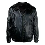 NWT EMPORIO ARMANI REVERSIBLE LOGO ZIPPED JACKET BLACK M 3K1BS3 1NZMZ LUXURY