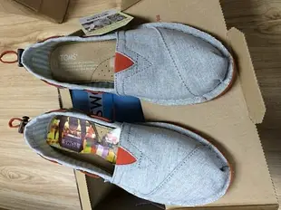 ╭☆米蘭店☆TOMS Grey Chambray Biminis 灰色休閒女鞋~大人款~