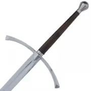 Battle Ready Hotspur Greatsword Medieval Inspired Full Tang With Leather Sheath