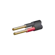 Narva 15A 4mm Twin Core Sheathed Cable - 100M Red/Black with Black Sheath