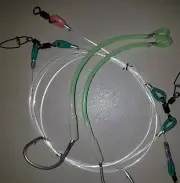 SUPER ULTIMATE II 250LB RIGS 2 FULL LUMO SWAPPABLE 13/0 TUNA CIRCLE HOOKS REUSE