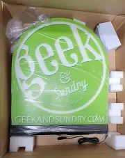 Geek & Sundry Light Up Sign