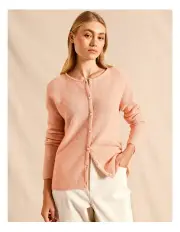 [Piper] Lightweight Cardigan in Light Pink