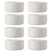 8x Maxwell & Williams Epicurious Ramekin 8.5x4cm Baking Dish Round Porcelain WHT