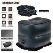 Inflatable Flight Footrest Pillow Adjustable for Airplane Car Bus Travel Pillow